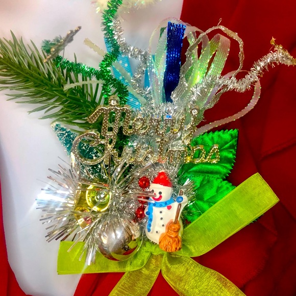 NWOT βοΈ Snowman Holiday Corsage βοΈ - Picture 5 of 10